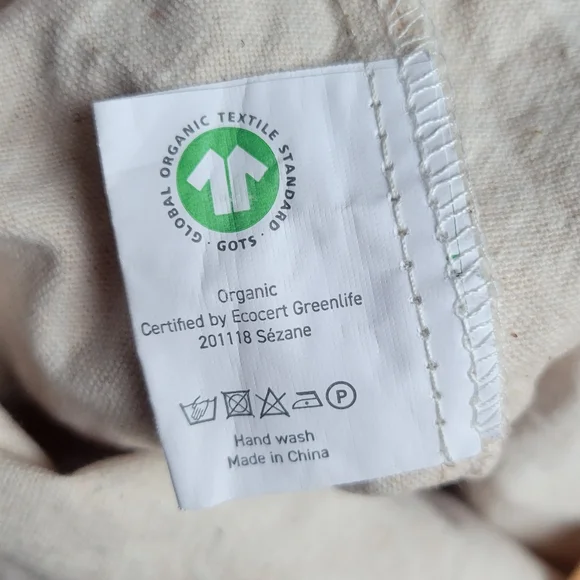 Sezane Italia Tote Bag Canvas Cotton - Picture 14 of 16